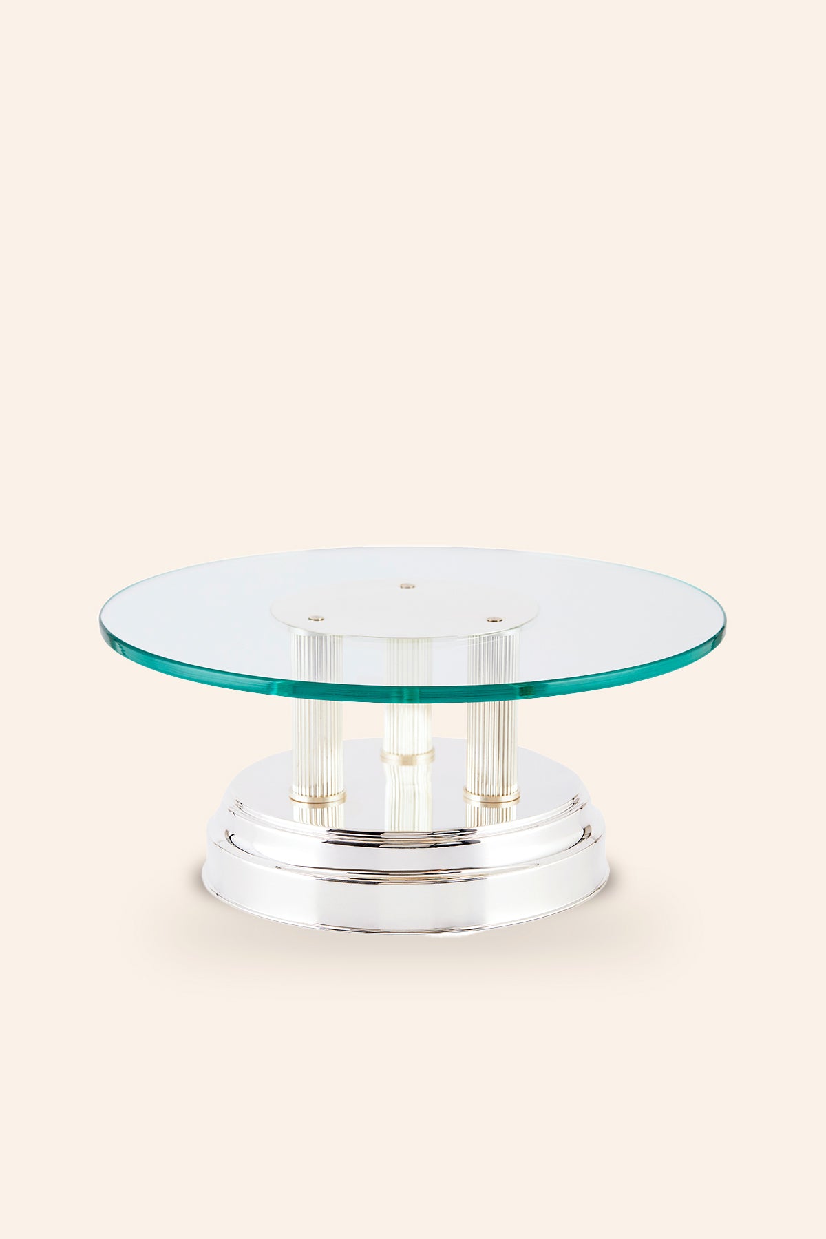 HELENA GLASS CHEESE PLATE – MINVAL